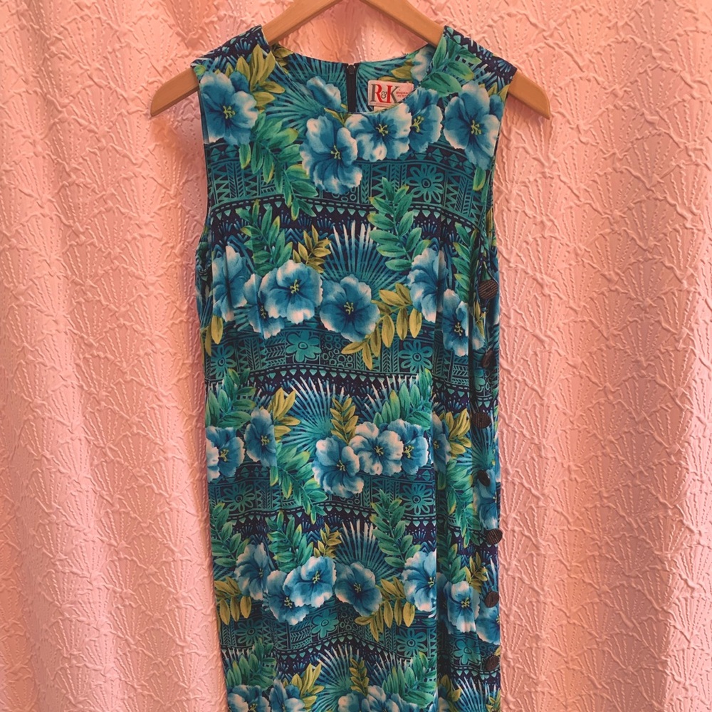 Vintage Hawaiian Cotton Summer Dress